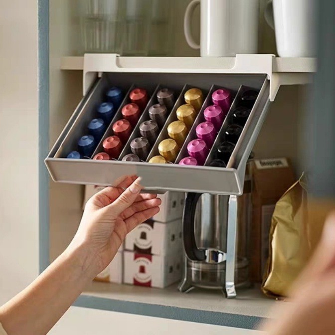 Coffee Tea Box - Coffee Capsule Holder Capsule Coffee Tea