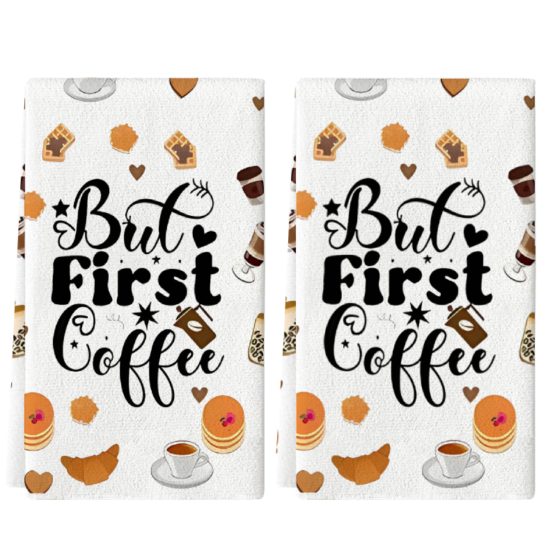 Coffee Tea Good Morning - 2Pcs, Good Morning Coffee Bread Kitchen