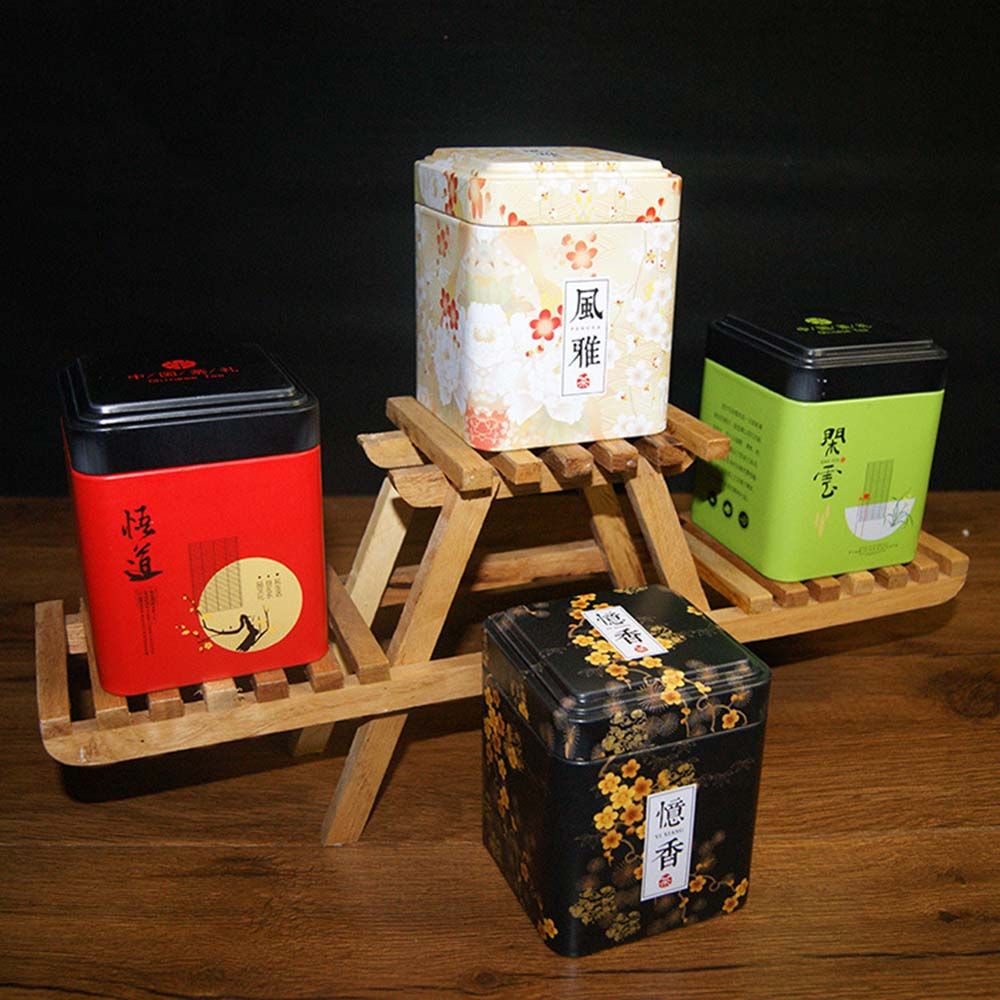 Coffee Tea And Sugar Canister Set - style Metal Decoration Kitchen Storage For
