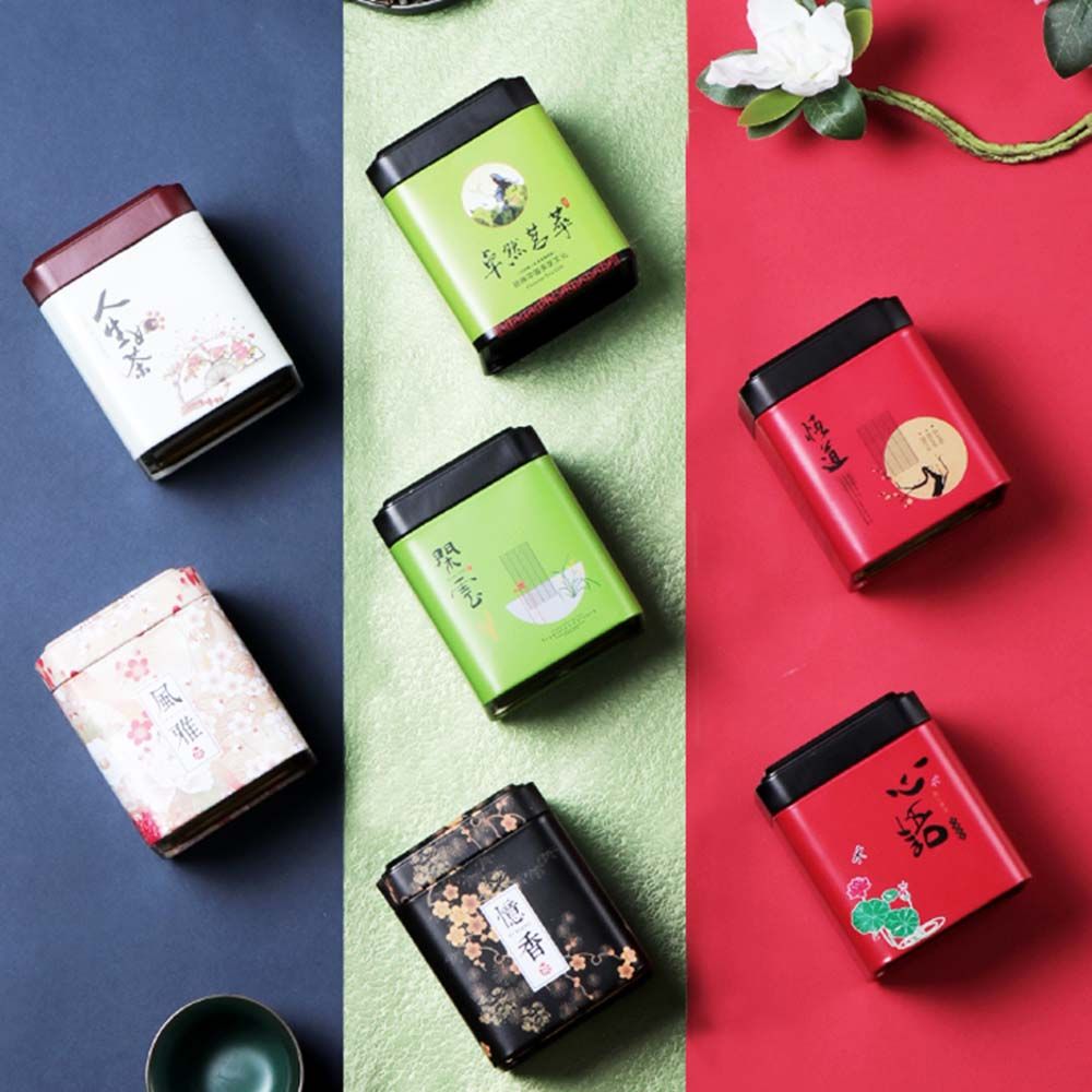 Coffee Tea And Sugar Canister Set - Mini Small Kitchen Storage Sealed Canister