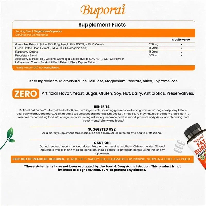 Fat Burner Capsules - Healthy  - đánh giá và giá Coffee Tea Weight Loss