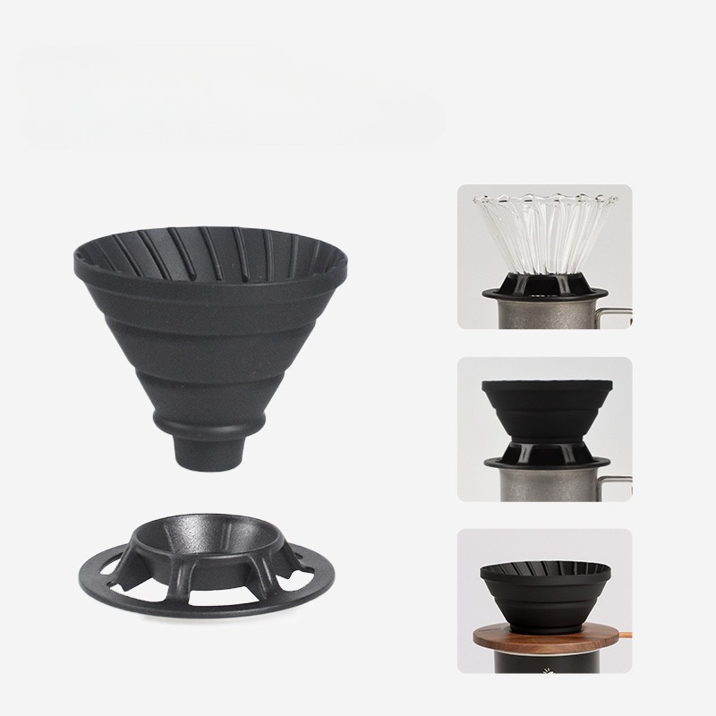 Portable Folding Silicone Coff - đánh giá và giá Coffee Dripper V60