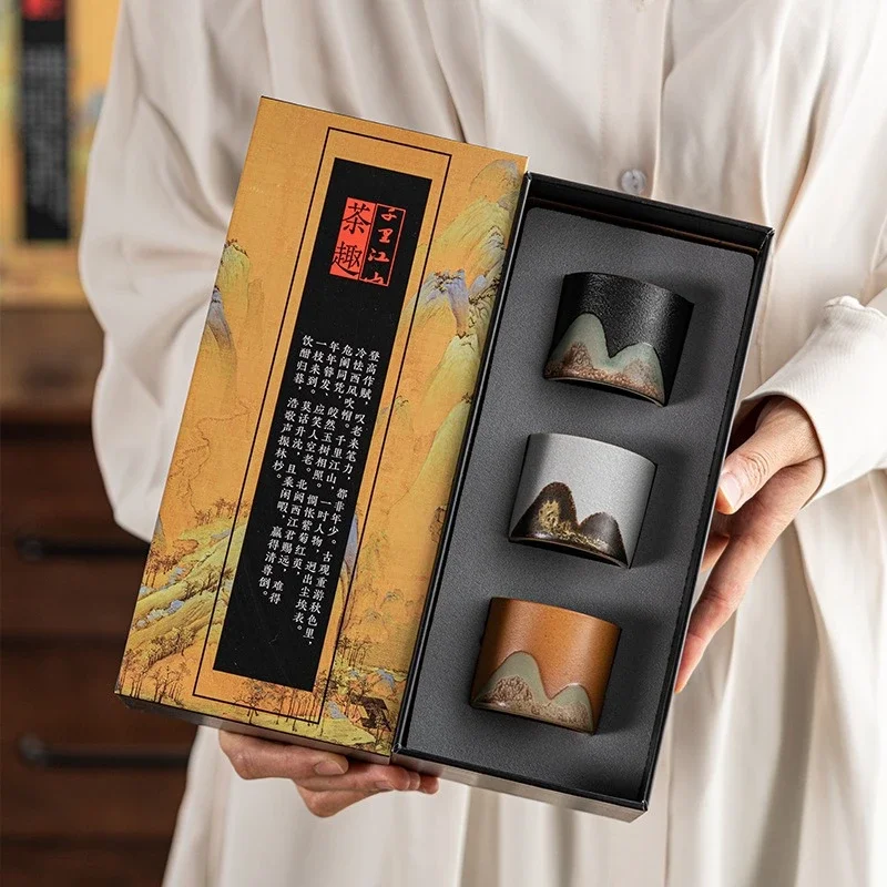 Gift Box,Japanese Ceramic Tea  - đánh giá và giá Coffee Tea Box