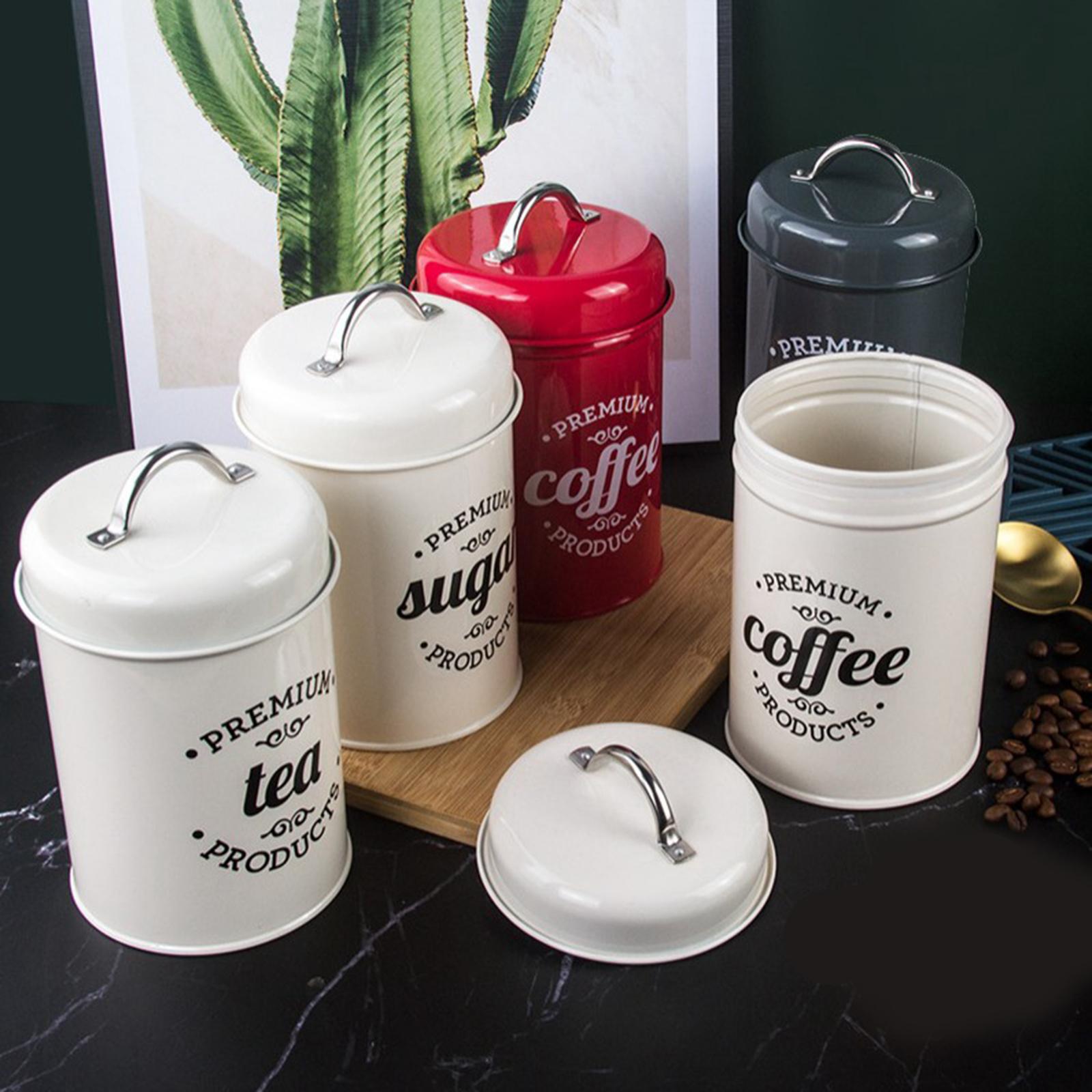 Metal Canisters for Kitchen St - đánh giá và giá Coffee Tea And Sugar Canister Set