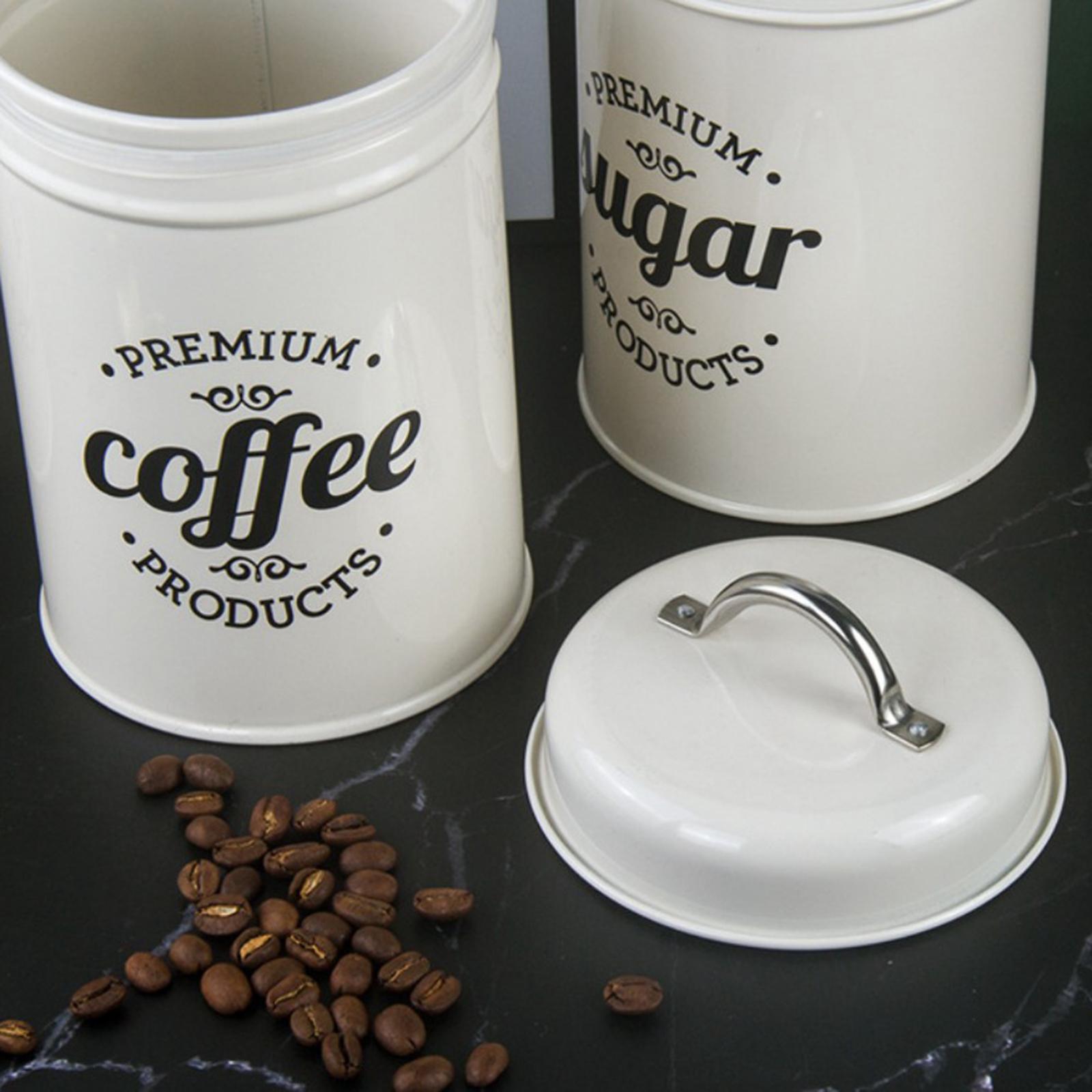 Metal Canisters for Kitchen St - đánh giá và giá Coffee Tea And Sugar Canister Set