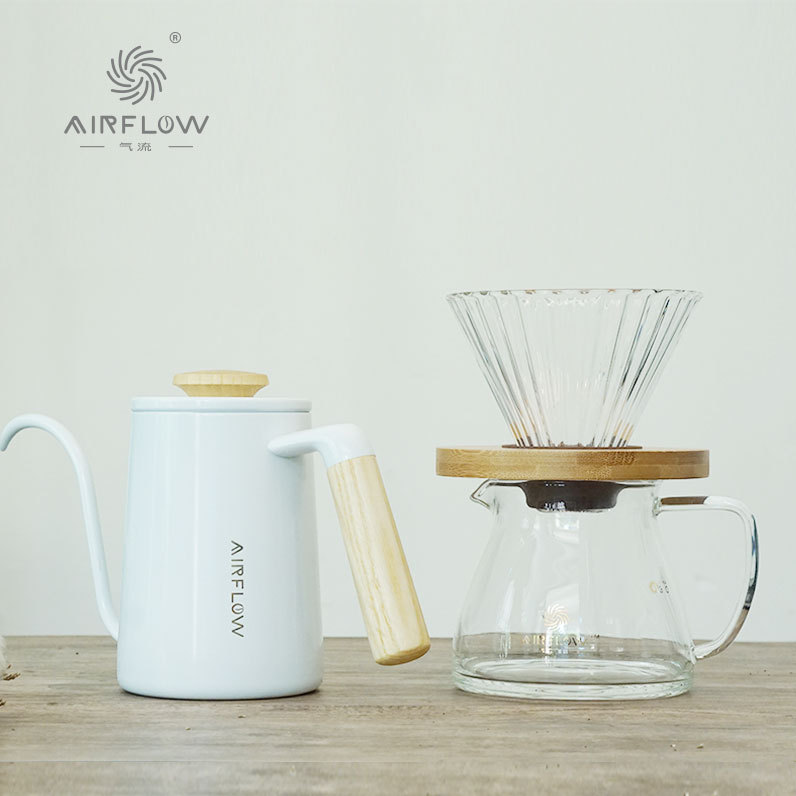 Pour Over Coffee Set With Wood - đánh giá và giá Coffee Dripper V60