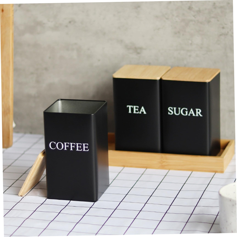 3PCS Set Tea Coffee Sugar Cani - đánh giá và giá Coffee Tea And Sugar Canister Set