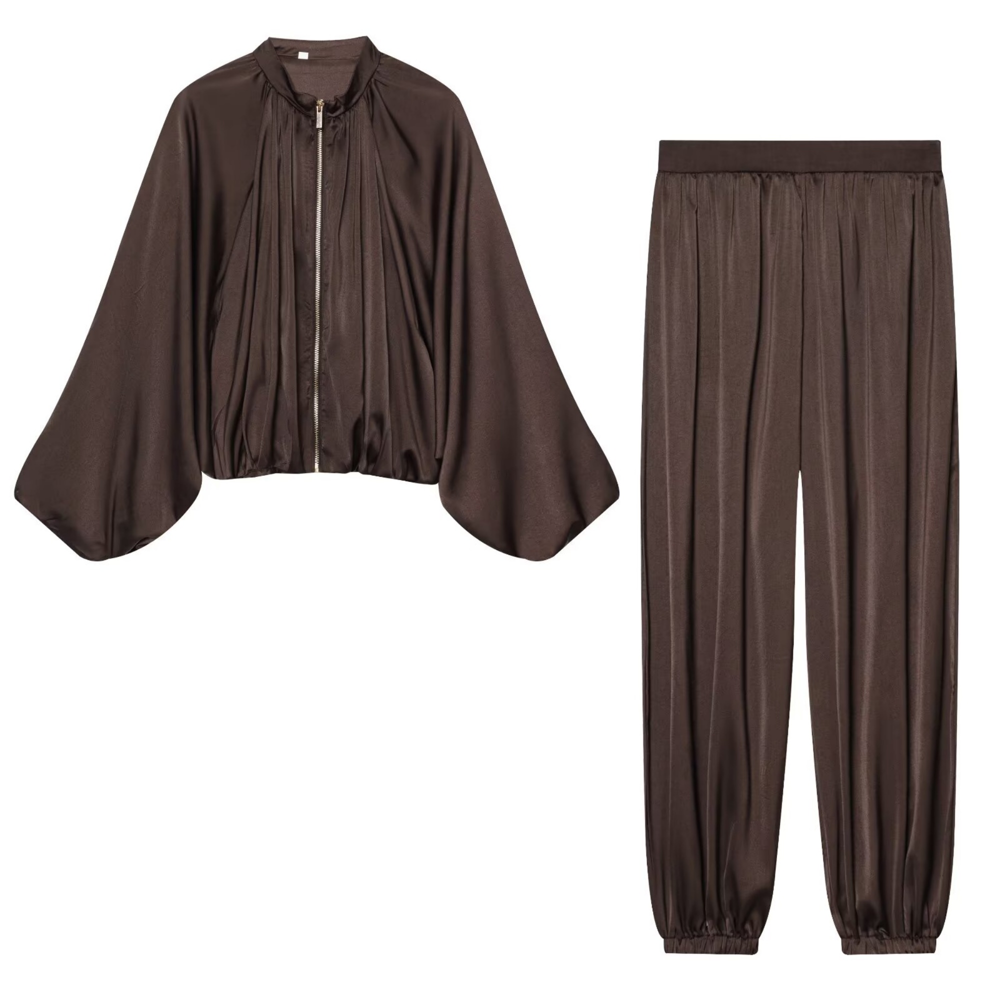 Women's Coffee Pleated Bubble  - đánh giá và giá Coffee Tea Weight Loss