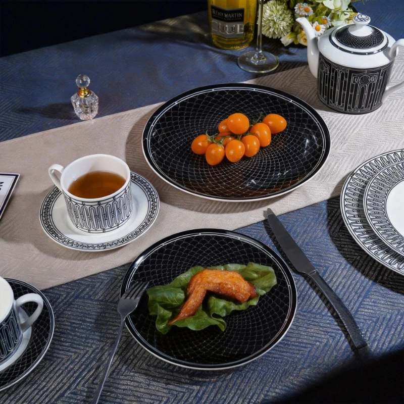 Simple European-Style Tea Set  - đánh giá và giá Coffee Tea Box