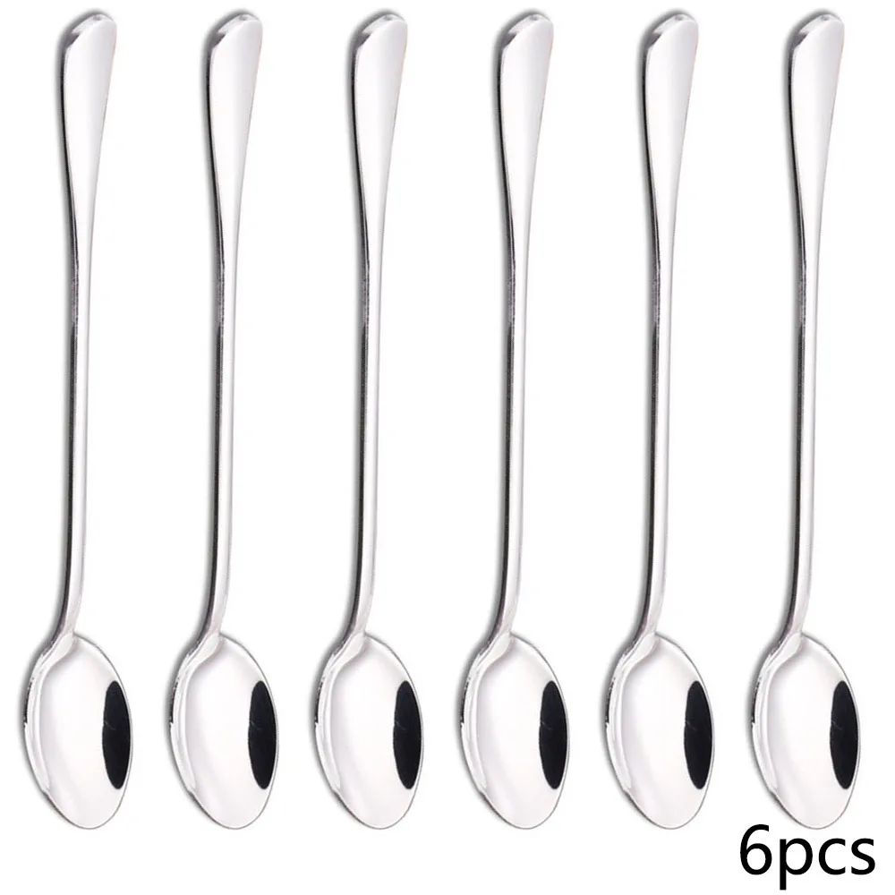 6PCS 20cm Long-handled spoon,  - đánh giá và giá Coffee & Tea Garden Lincoln Menu