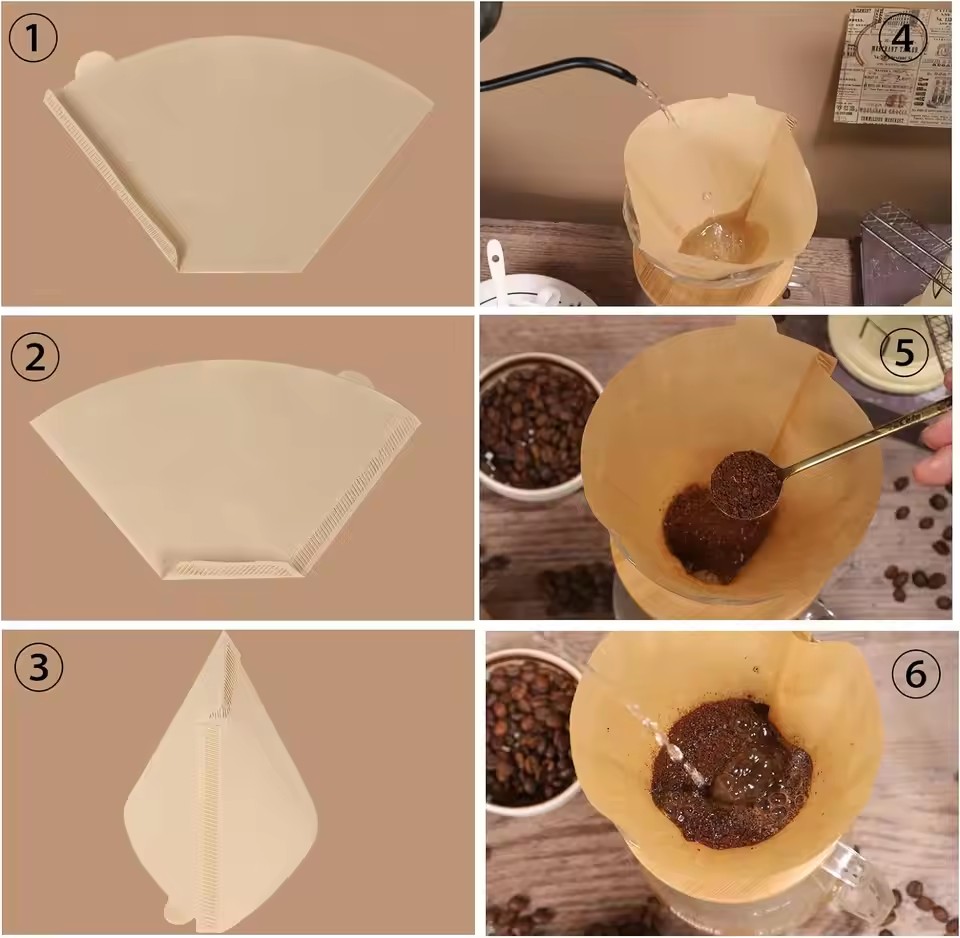 50pcs/set Log Pulp Paper Coffe - đánh giá và giá Coffee Tea Infuser