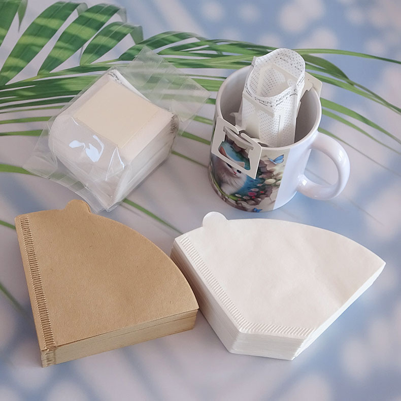 50pcs/set Log Pulp Paper Coffe - đánh giá và giá Coffee Tea Infuser