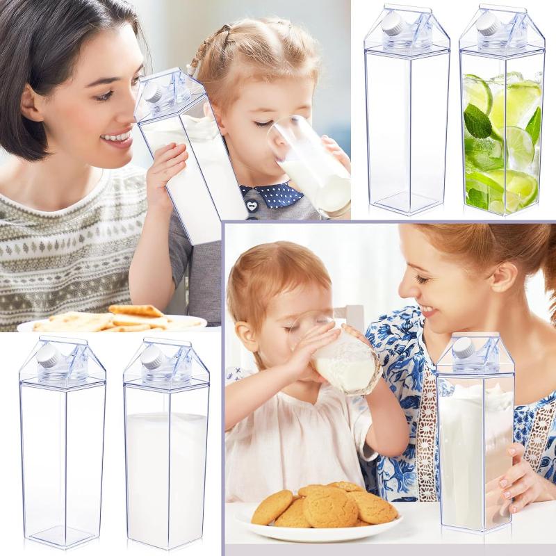 750ML Transparent Milk Bottle  - đánh giá và giá Coffee Tea Box