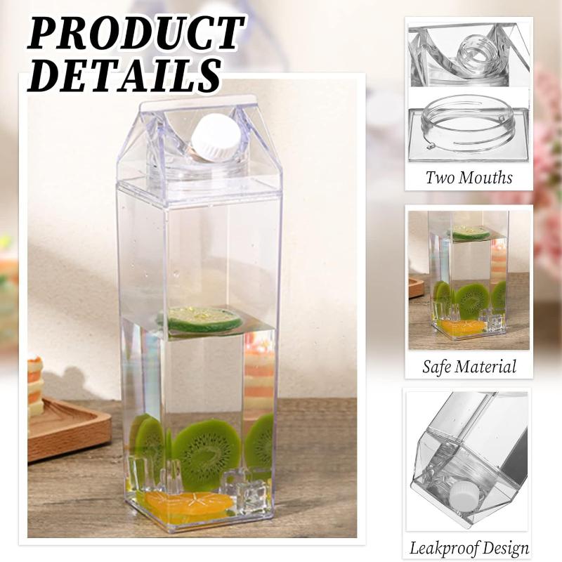 750ML Transparent Milk Bottle  - đánh giá và giá Coffee Tea Box