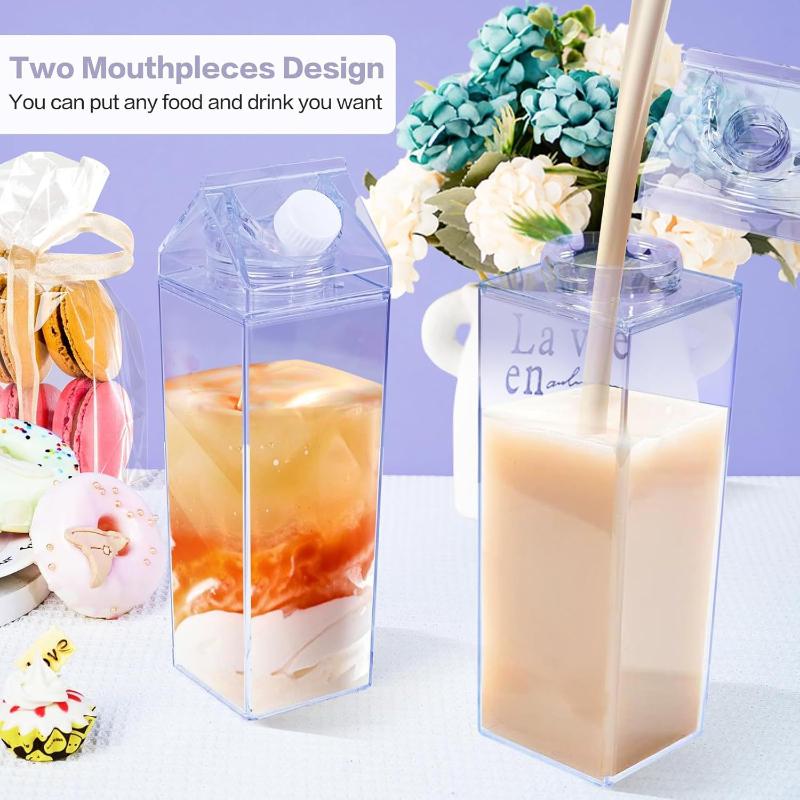 750ML Transparent Milk Bottle  - đánh giá và giá Coffee Tea Box