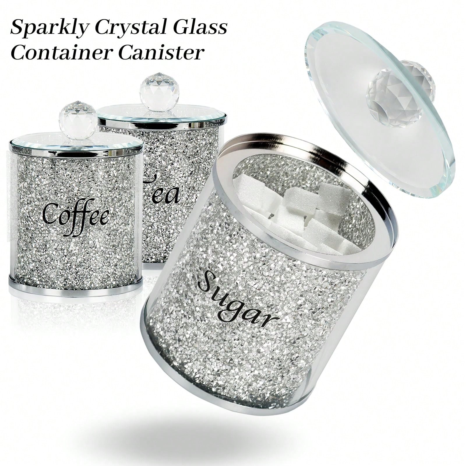 Coffee Sugar Tea Canister Set  - đánh giá và giá Coffee Tea And Sugar Canister Set