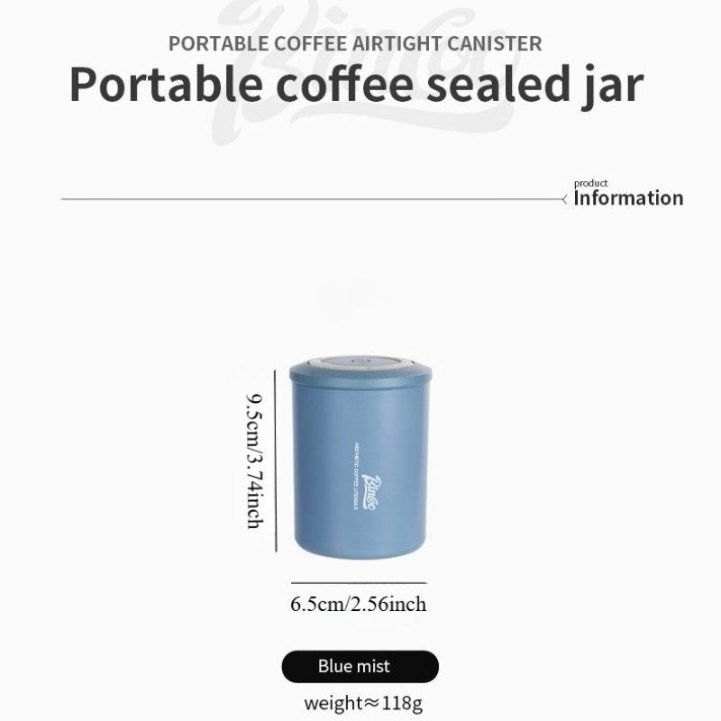 Bincoo Coffee Powder Airtight  - đánh giá và giá Coffee Tea Box