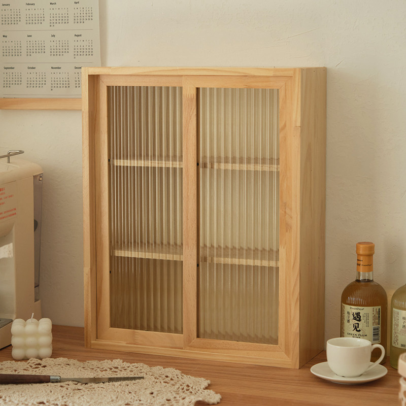 Solid Wood Desktop Storage Box - đánh giá và giá Coffee Tea Box