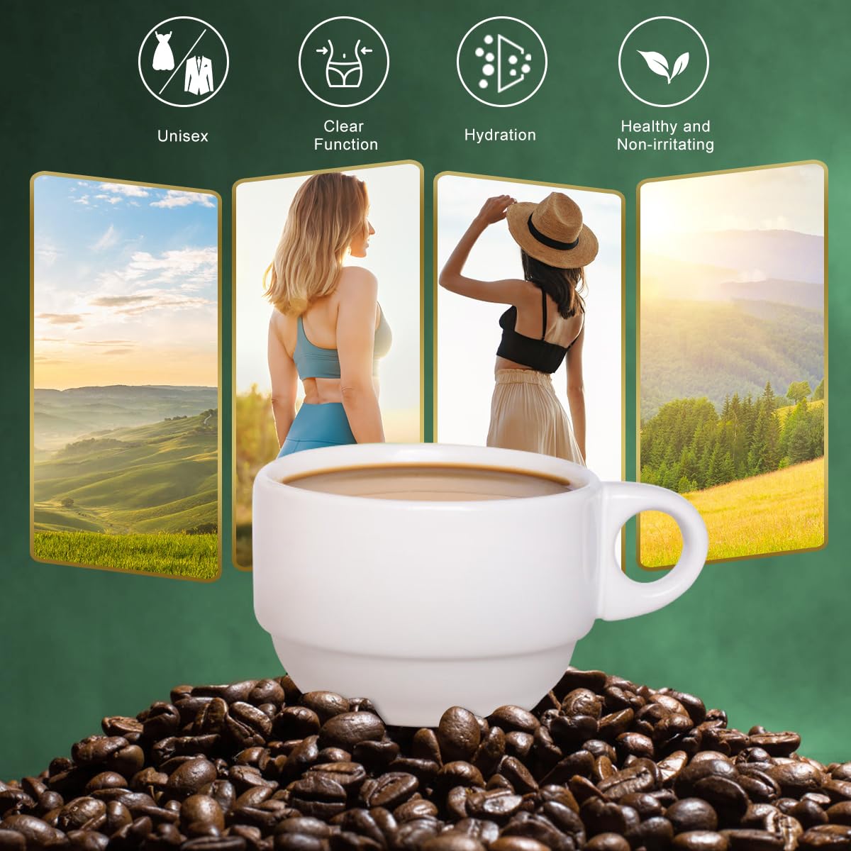 18 Pcs/Box Premium Slim Green  - đánh giá và giá Coffee Tea Weight Loss