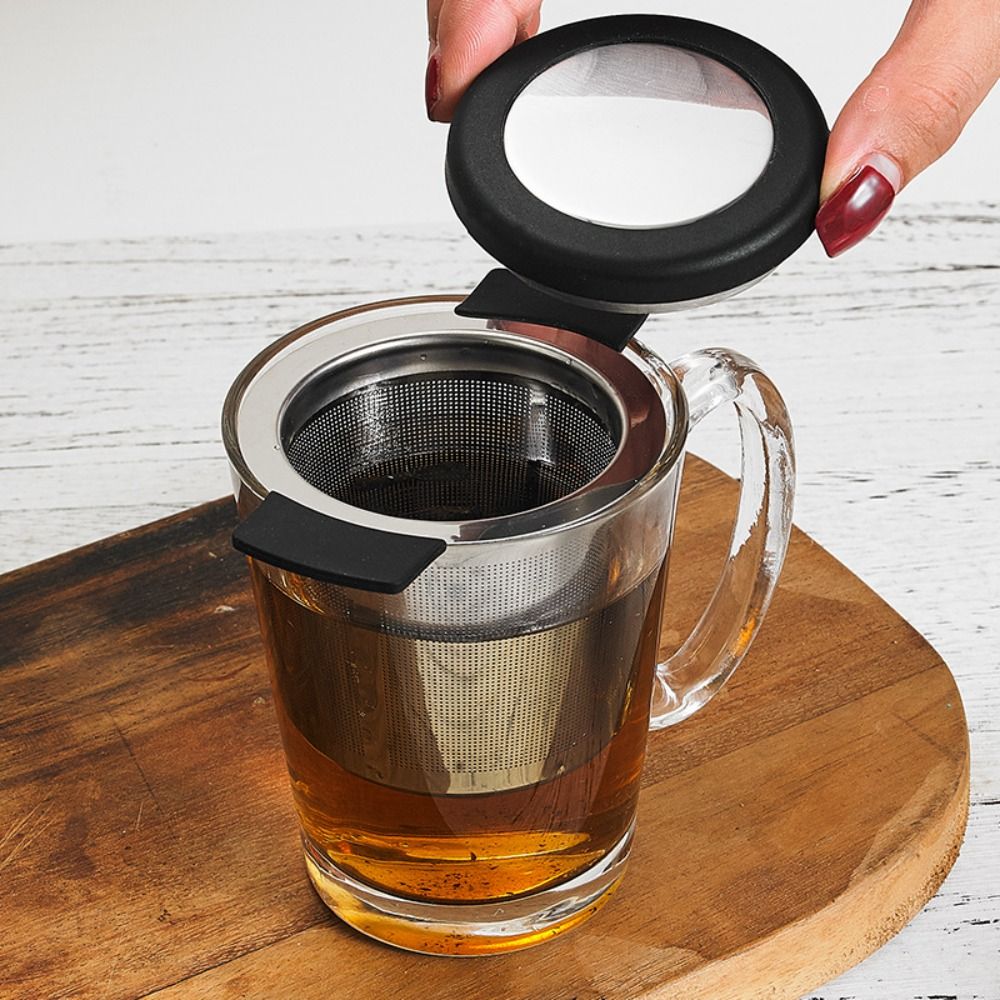 Fine Mesh 1 pcs With Lid Doubl - đánh giá và giá Coffee Tea Infuser