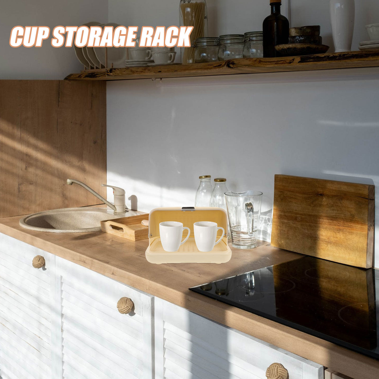 Cup Storage Organizer Box Desk - đánh giá và giá Coffee Tea Box